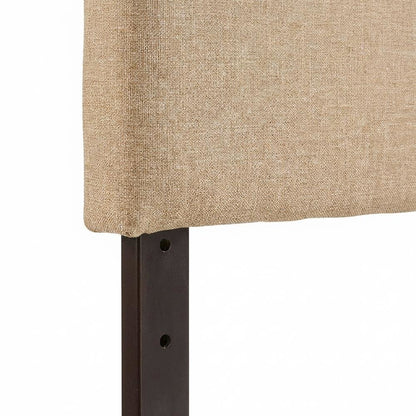 Upholstered Fabric Twin Headboard with Padded Design and Sturdy Frame