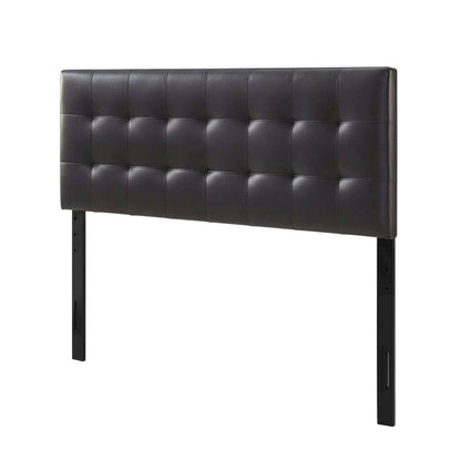 Upholstered Vinyl King Headboard with Elegant Padded Design and Durable Finish