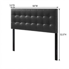 Upholstered Vinyl Full Headboard with Smooth Finish for Bedroom Comfort