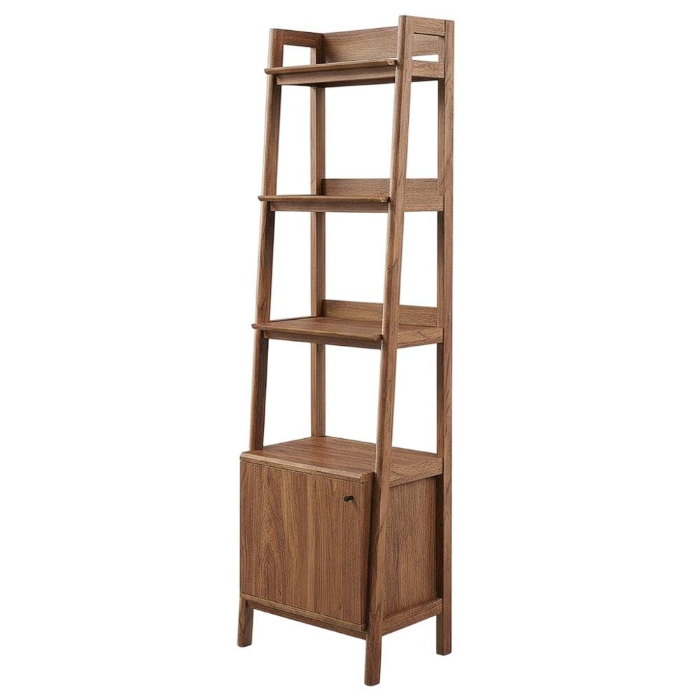 Wooden Bookshelf in finish with Open Shelving for Home Storage