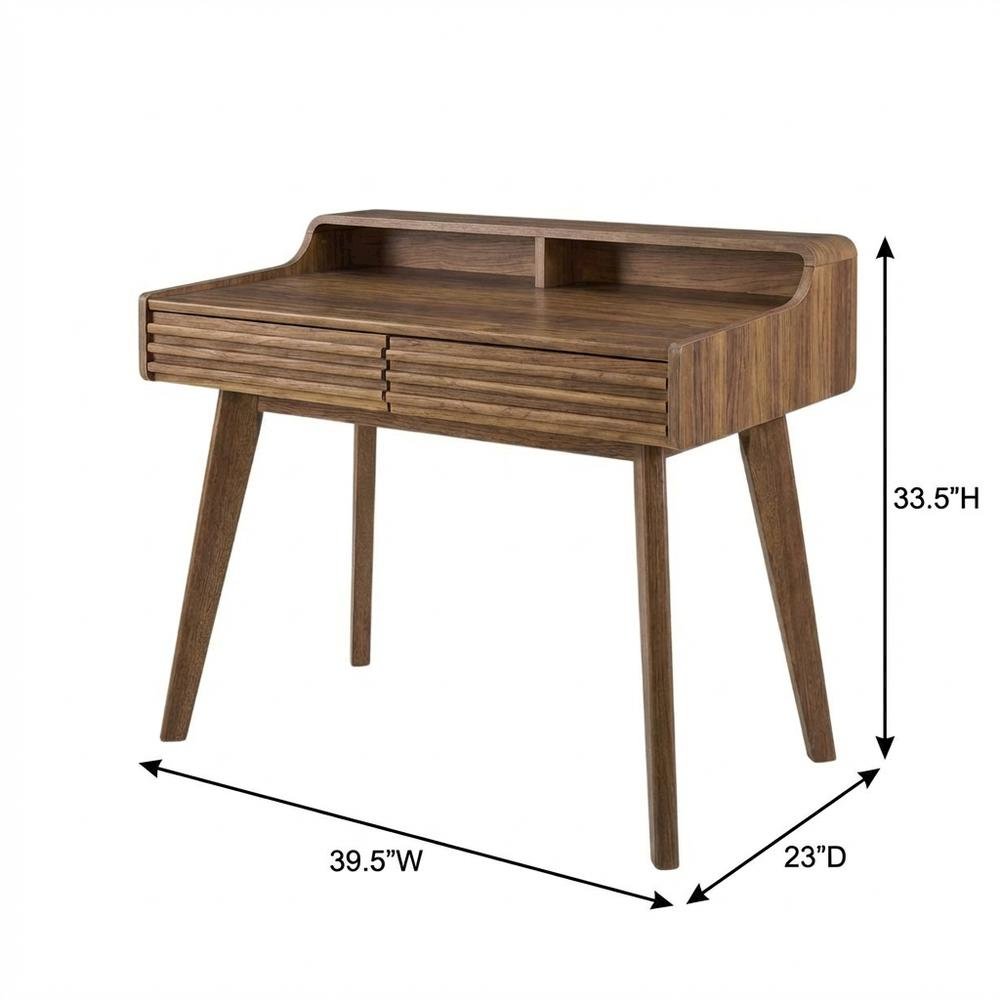 Modern Render Writing Desk in Elegant Finish with Sturdy Construction