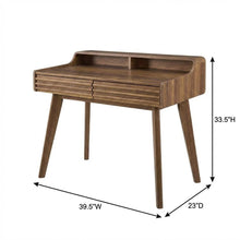 Modern Render Writing Desk in Elegant Finish with Sturdy Construction