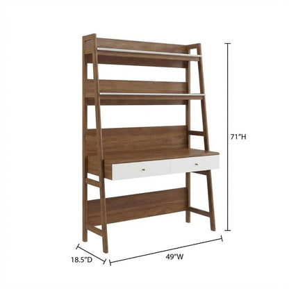 Modern office desk with sturdy construction and sleek design for productivity