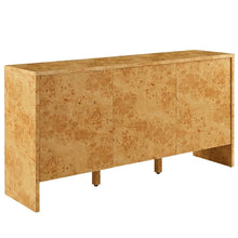Burl Wood Sideboard with Spacious Storage and Elegant Finish