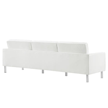 Loft 2-Piece Tufted Vegan Leather Furniture Set