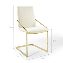Pitch Performance Velvet Dining Armchair Set of 2