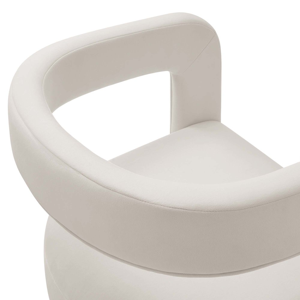 Winslow Barrel Performance Velvet Dining Chair