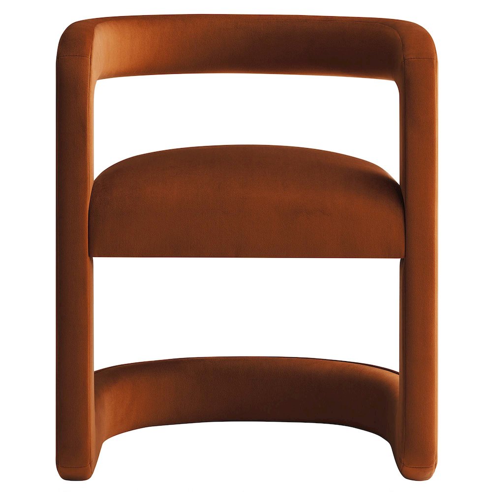 Winslow Barrel Performance Velvet Dining Chair