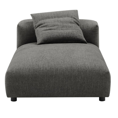 Solace 2-Piece Modular Upholstered Fabric Sectional Sofa With Chaise