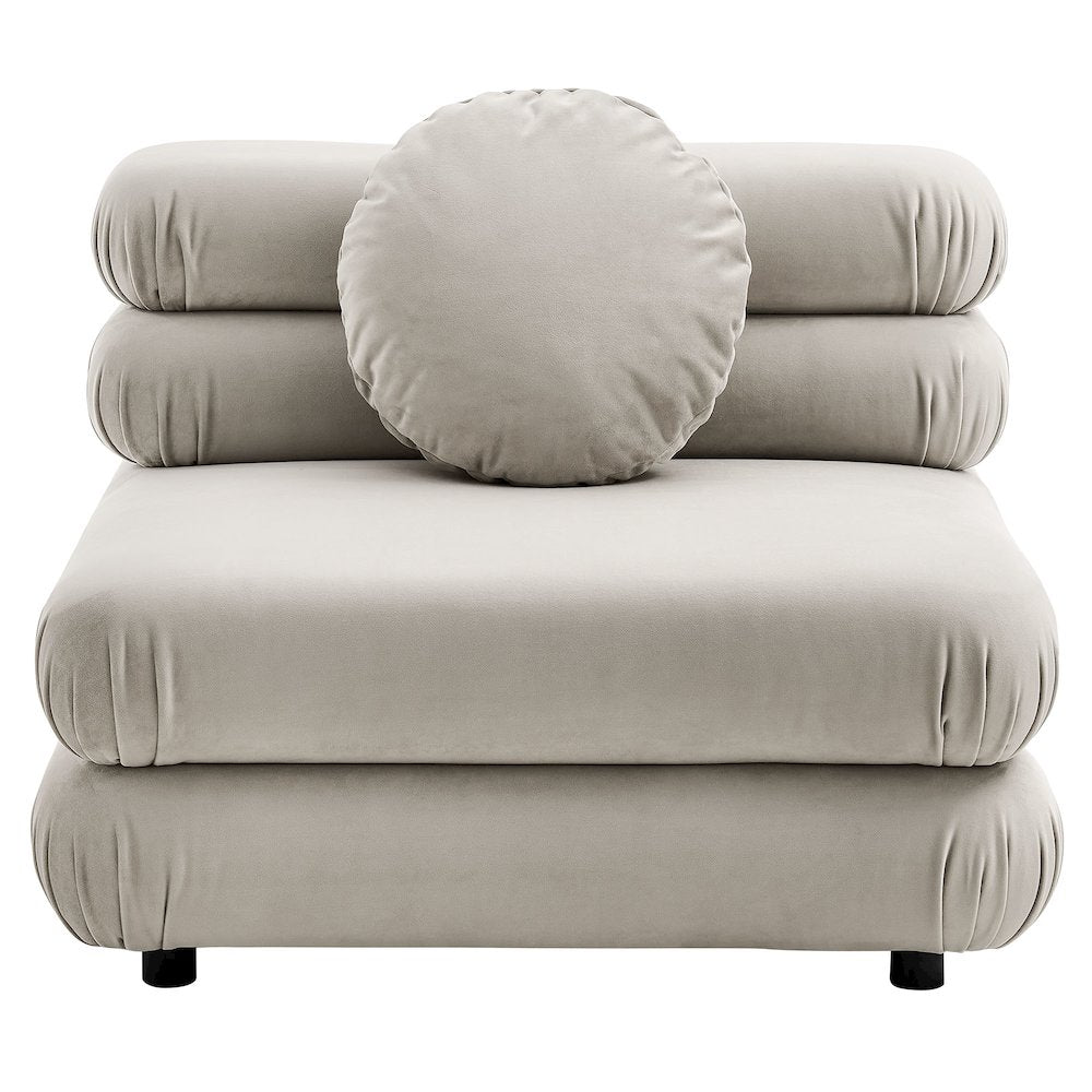 Jubilee 4-Piece Modular Performance Velvet Sectional Sofa