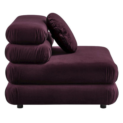 Jubilee 4-Piece Modular Performance Velvet Sectional Sofa