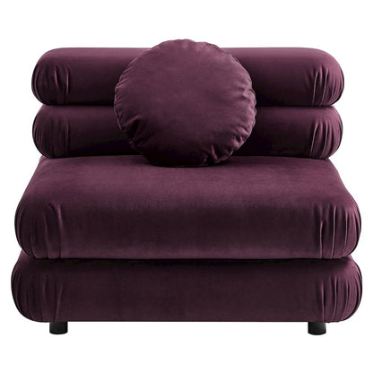 Jubilee 4-Piece Modular Performance Velvet Sectional Sofa