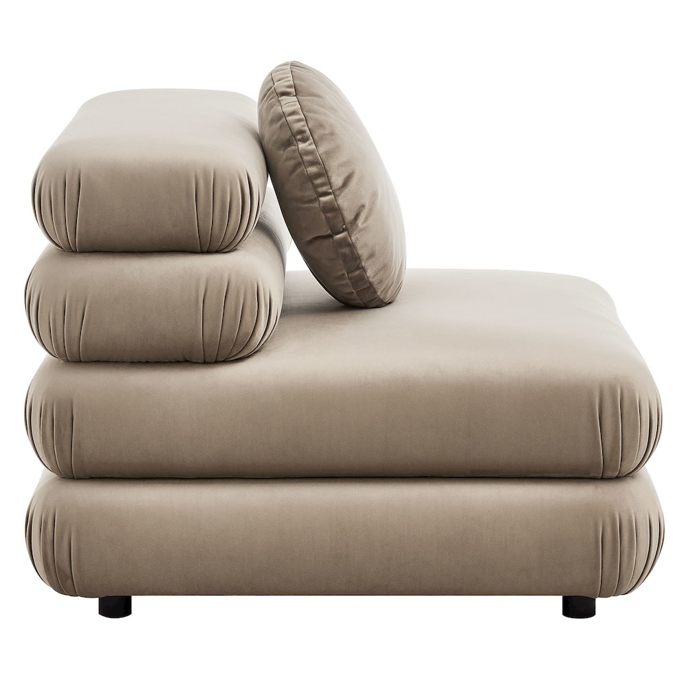 Jubilee 4-Piece Modular Performance Velvet Sectional Sofa