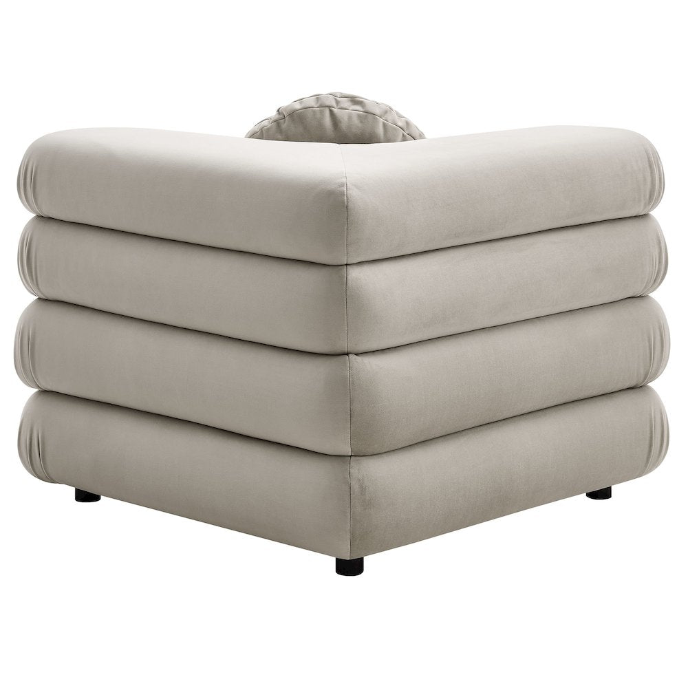 Jubilee 4-Piece Modular Performance Velvet Sectional Sofa