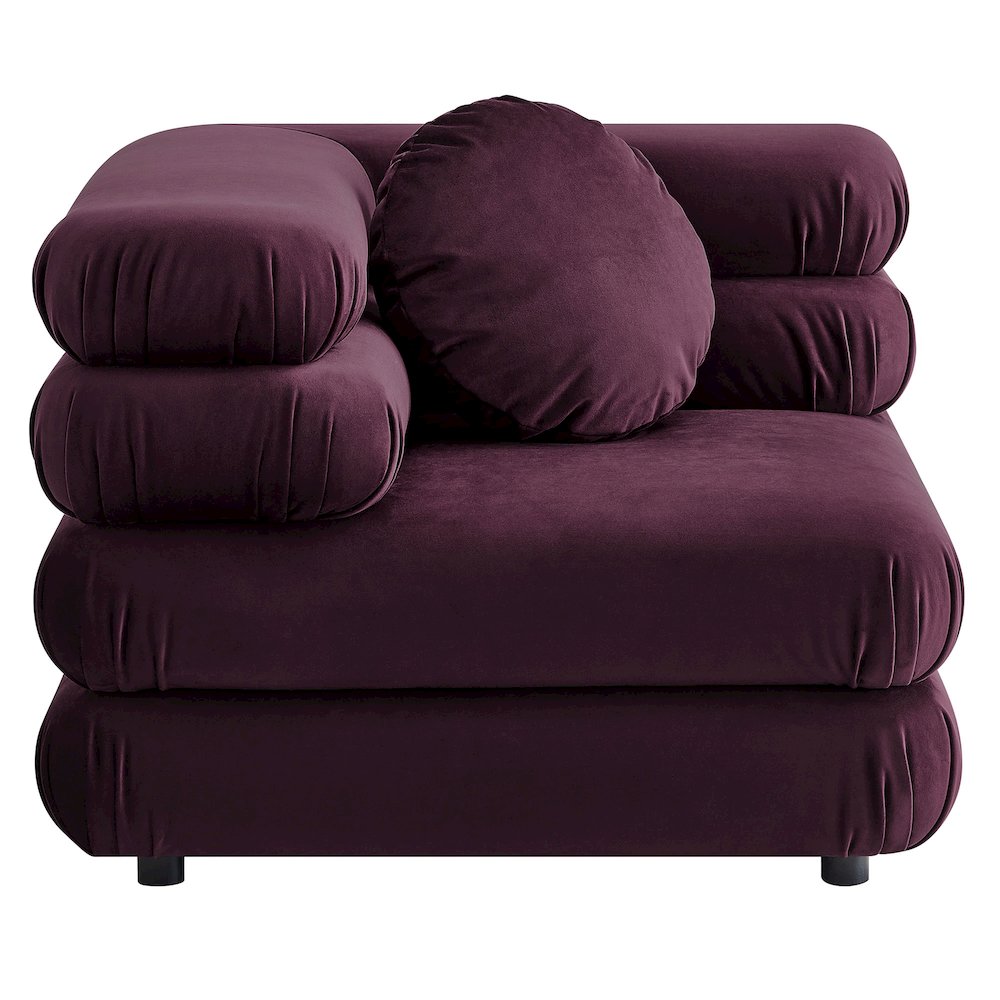Jubilee 4-Piece Modular Performance Velvet Sectional Sofa
