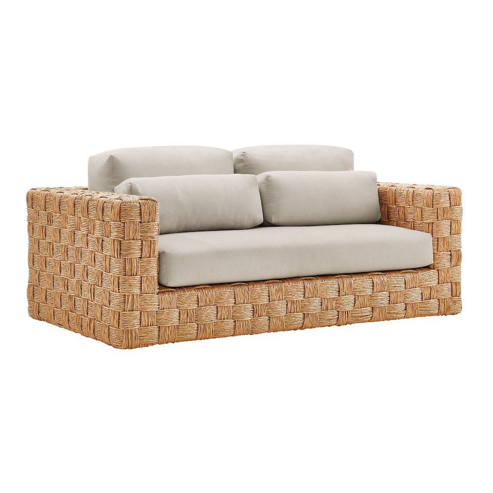 Thames 4-Piece Outdoor Patio Wicker Outdoor Patio Rattan Furniture Set