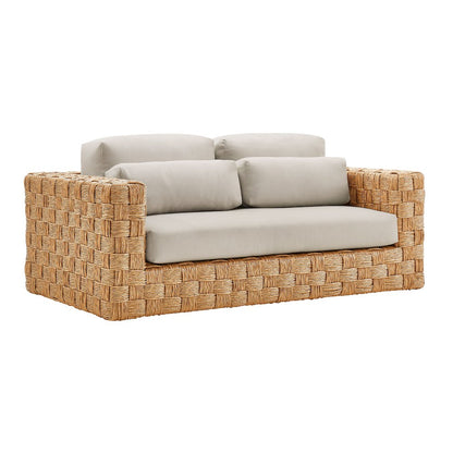 Thames 4-Piece Outdoor Patio Wicker Outdoor Patio Rattan Furniture Set