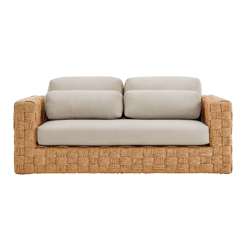 Thames 4-Piece Outdoor Patio Wicker Outdoor Patio Rattan Furniture Set