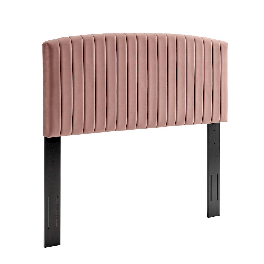 Alessi Performance Velvet Queen Platform Bed