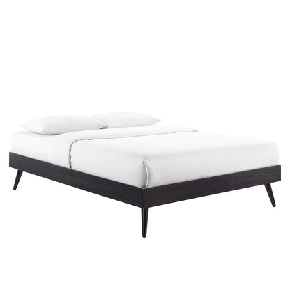 Bridgette Wood Queen Platform Bed With Splayed Legs
