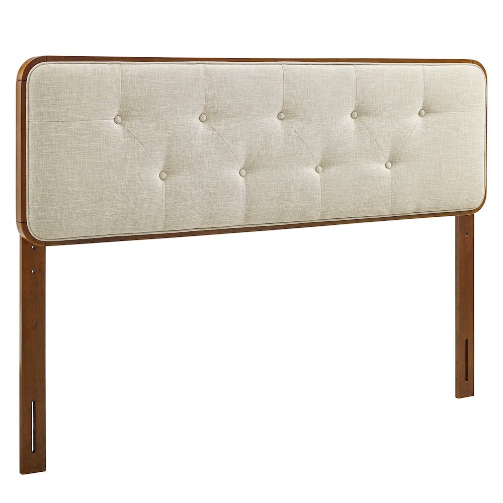 Bridgette Wood Queen Platform Bed With Splayed Legs
