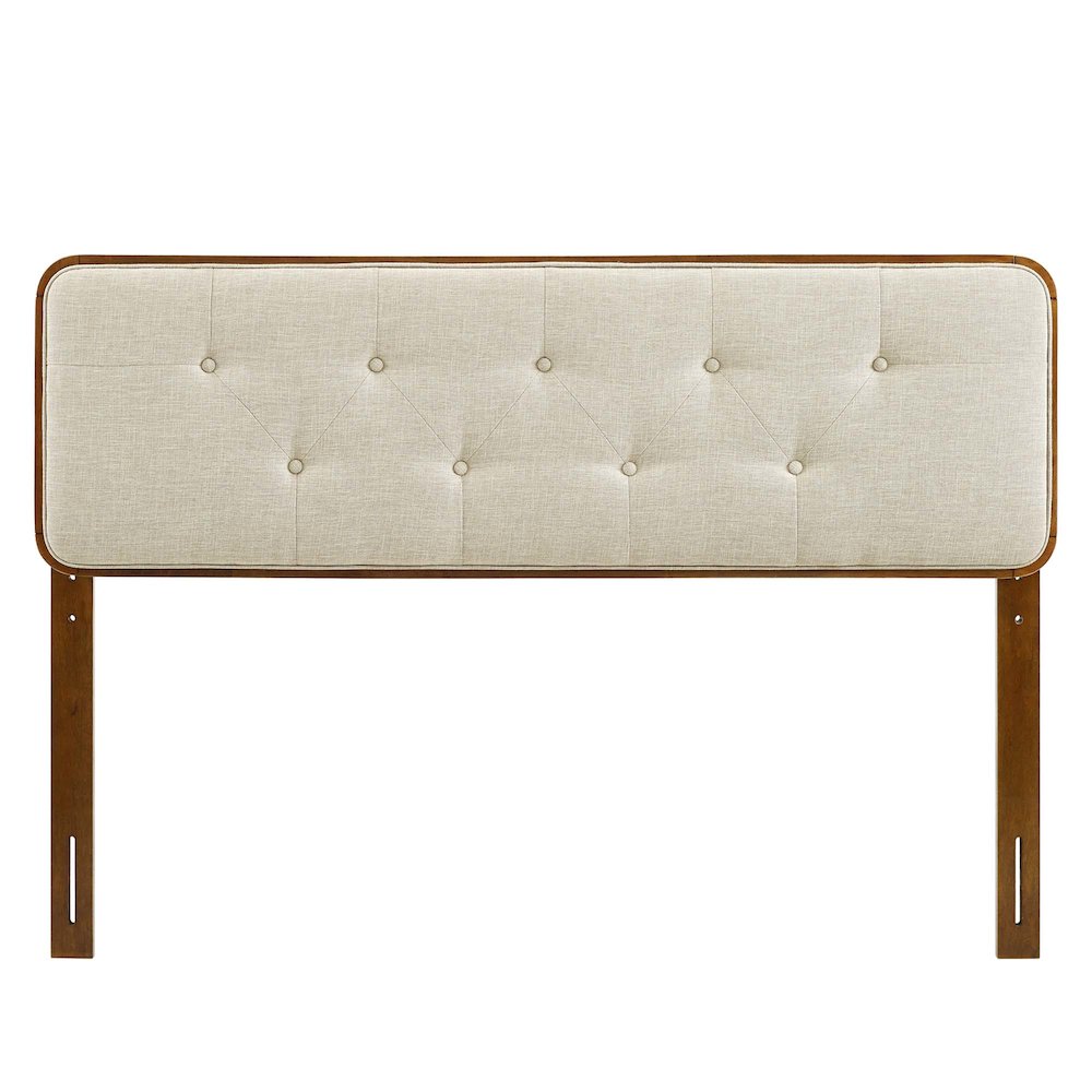 Bridgette Wood Queen Platform Bed With Splayed Legs