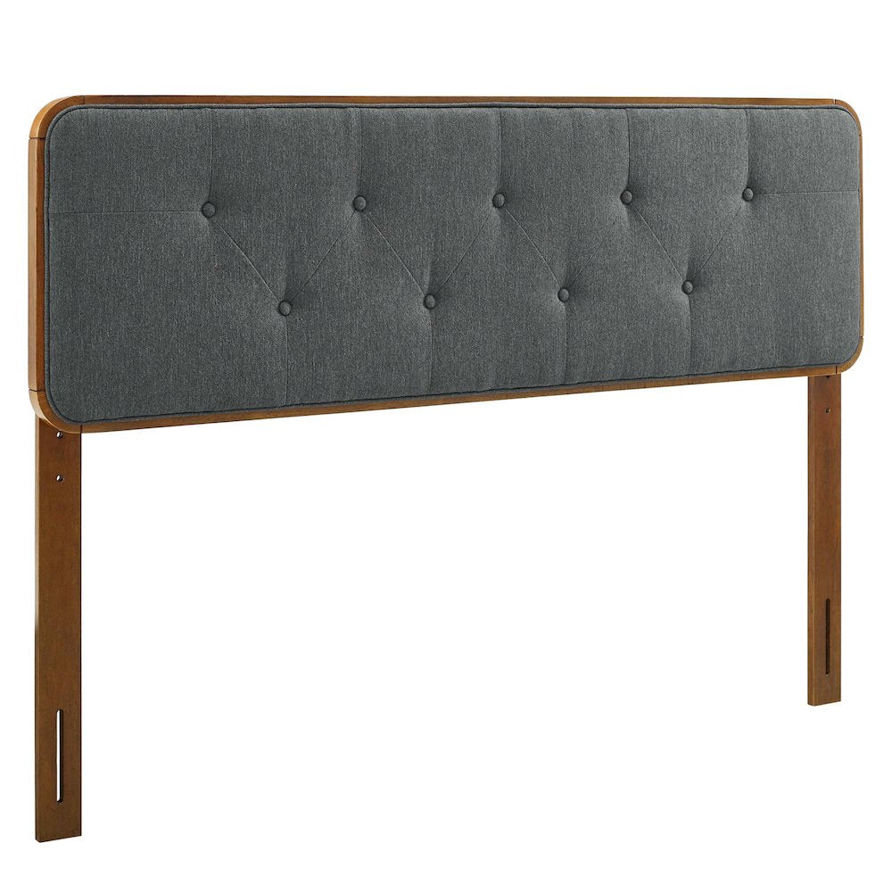 Bridgette Wood Queen Platform Bed With Splayed Legs