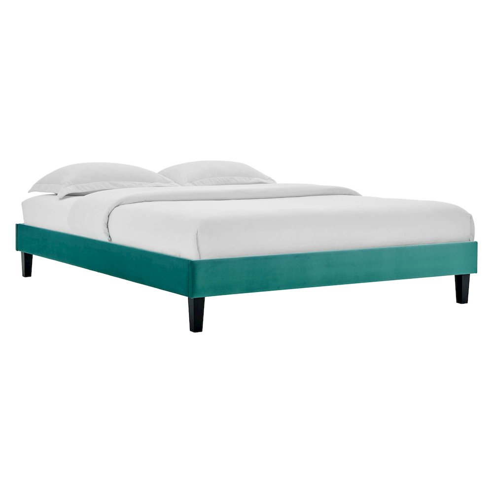 Juniper Channel Tufted Performance Velvet Full Platform Bed