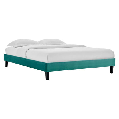 Juniper Channel Tufted Performance Velvet Full Platform Bed