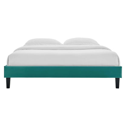 Juniper Channel Tufted Performance Velvet Full Platform Bed