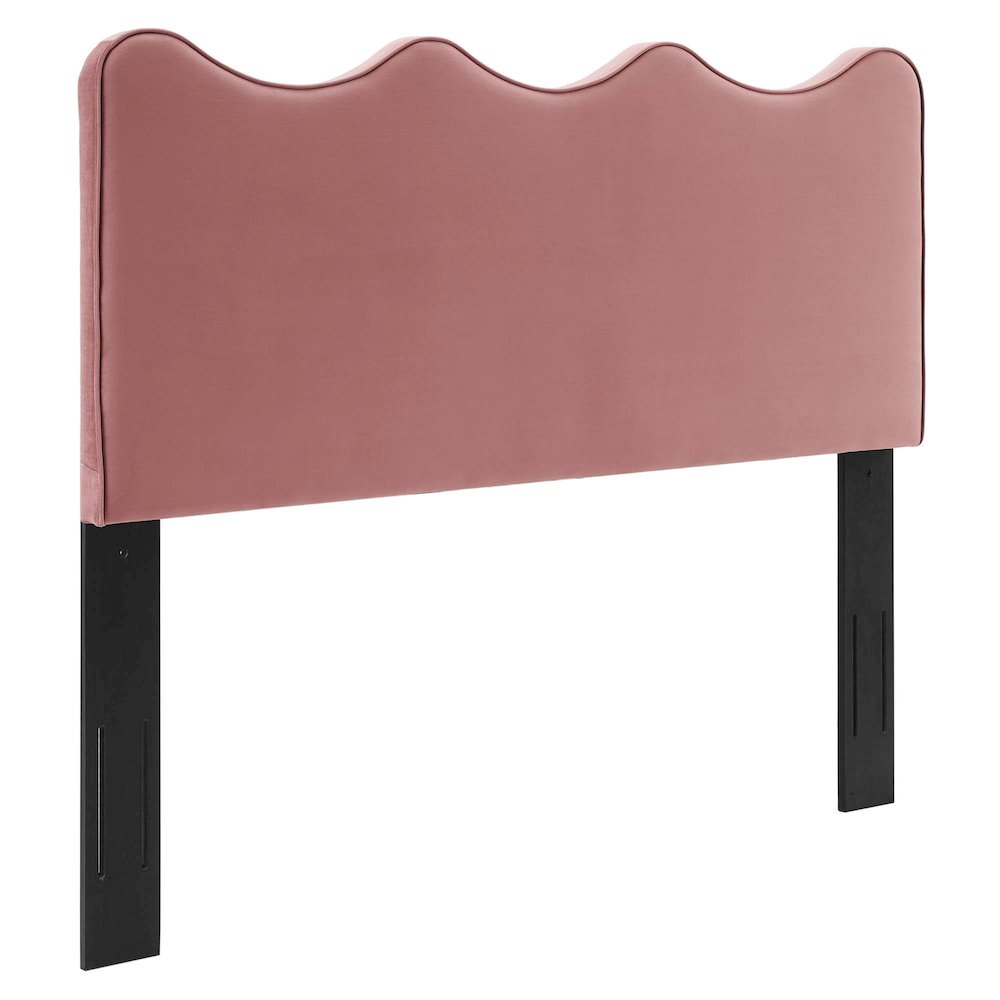 Current Performance Velvet Queen Platform Bed