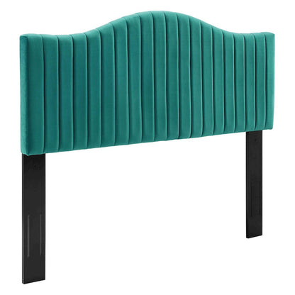 Juniper Channel Tufted Performance Velvet Full Platform Bed