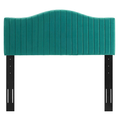 Juniper Channel Tufted Performance Velvet Full Platform Bed