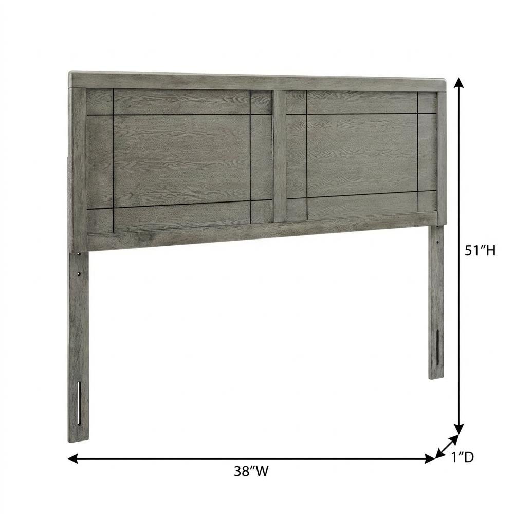 Twin Wood Headboard with Classic Design and Durable Construction