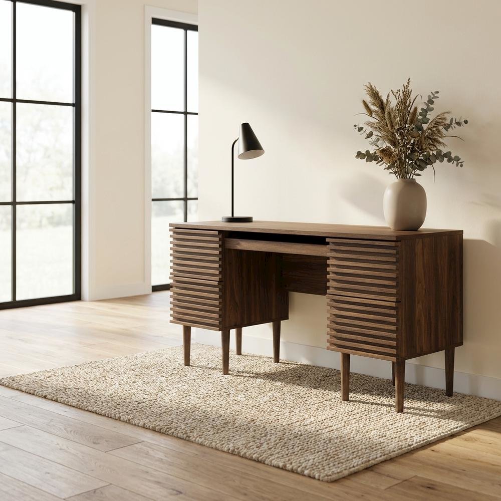 Modern Office Desk With Durable Surface And Spacious Work Area