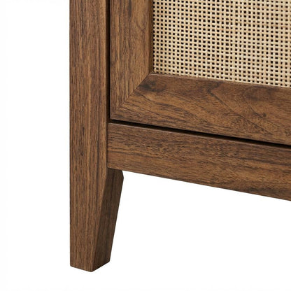Modern Office Desk In Neutral Finish With Sturdy Construction