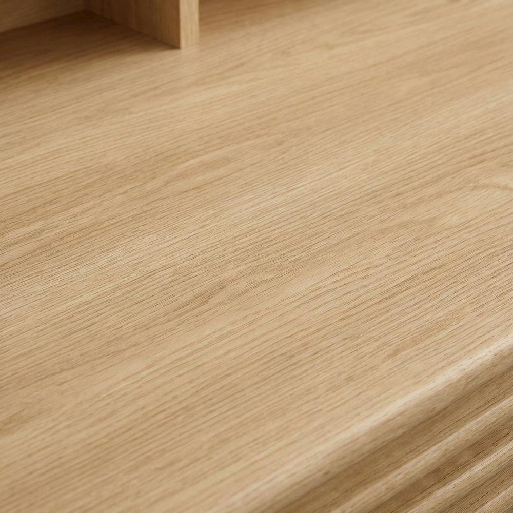 Wooden Render Writing Desk with Spacious Surface and Modern Design