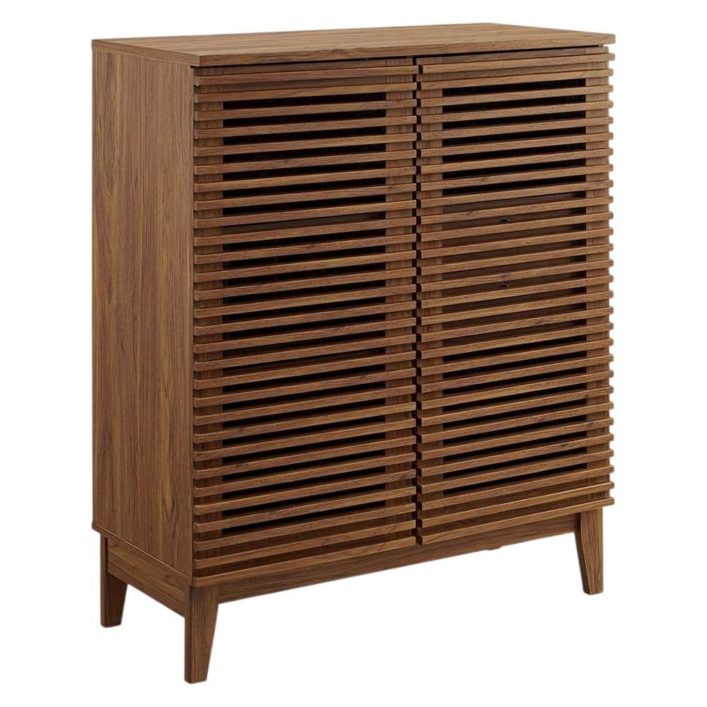 Modern Black Bar Cabinet With Storage Shelf And Durable Finish