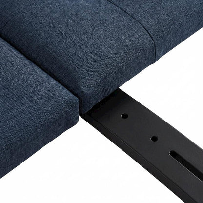Upholstered Twin Fabric Headboard with Soft Padding and Classic Design