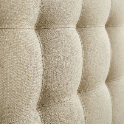 Upholstered Fabric Full Headboard with Padded Design for Comfortable Support