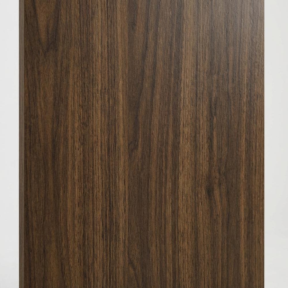 Wooden Bookcase with Sliding Doors and Contemporary Design
