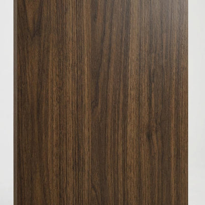 Wooden Bookcase with Sliding Doors and Contemporary Design