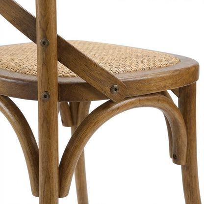 Wood Dining Side Chair with Comfortable Seat and Modern Design