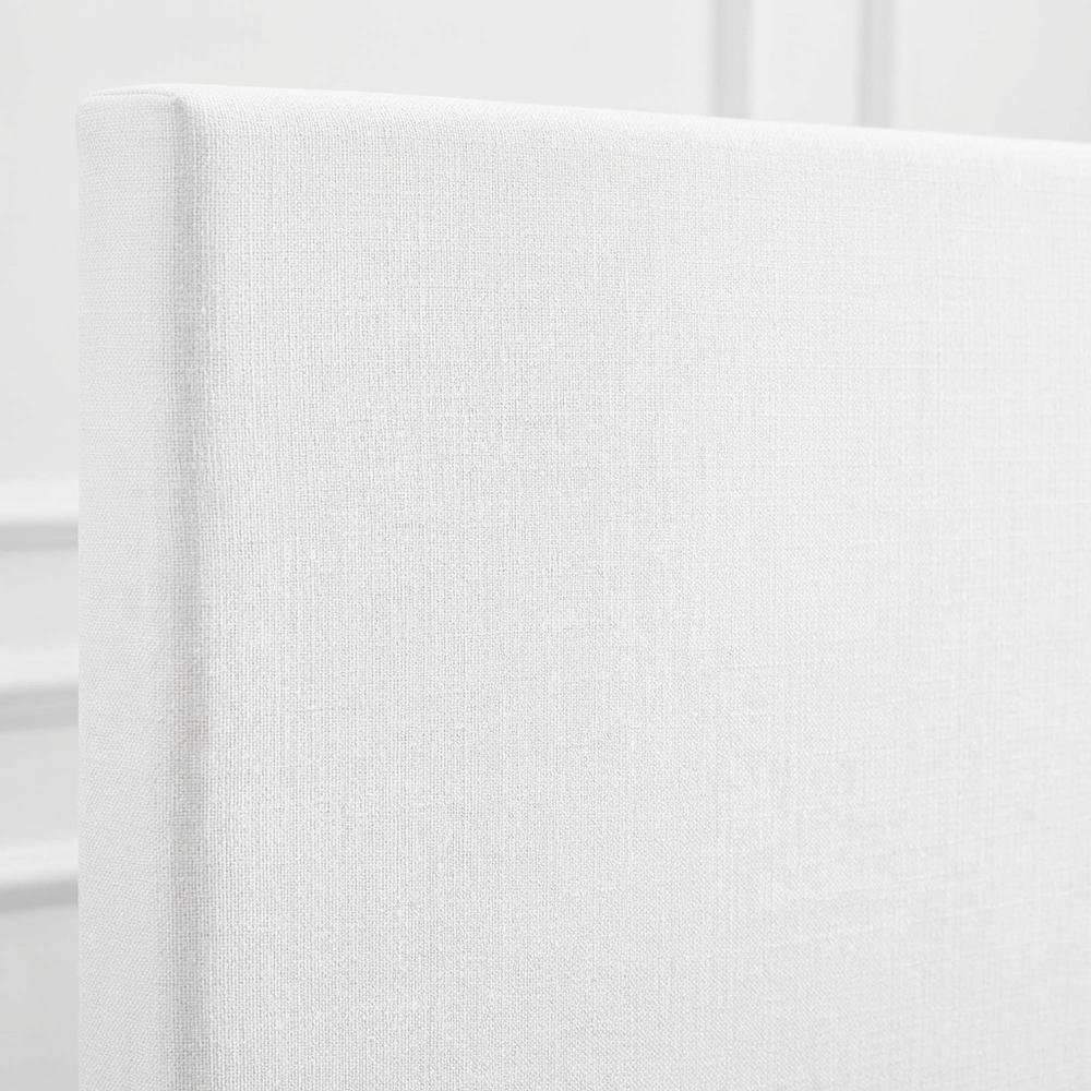 Upholstered Linen Fabric King and California King Headboard with Padded Design