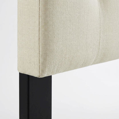 Tufted Performance Velvet Queen Headboard, Biscuit Detailing, Durable Fabric