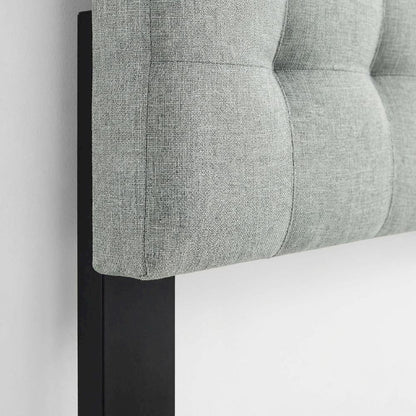Channel Tufted Velvet Full/Queen Headboard, Performance Fabric, Durable Frame