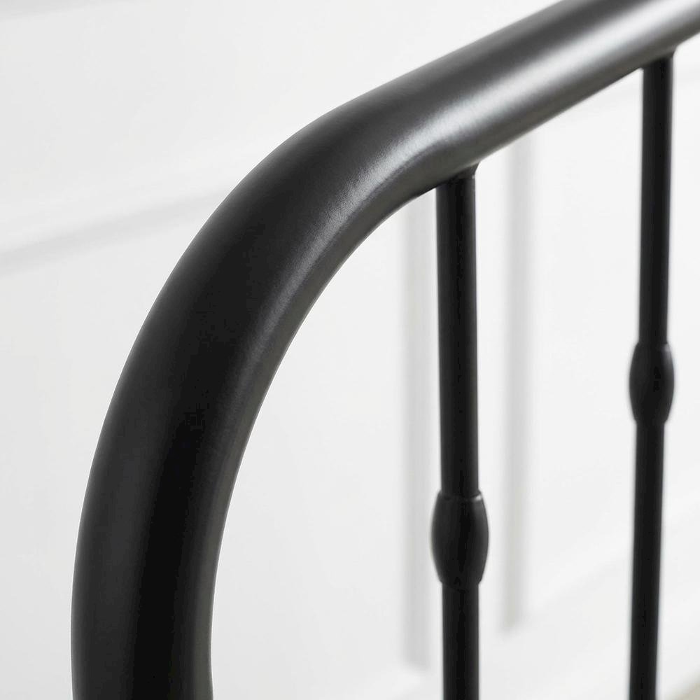 Metal Queen Headboard with Sturdy Frame and Contemporary Design