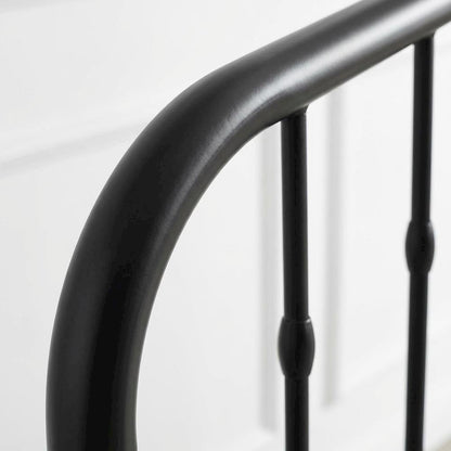 Metal Queen Headboard with Sturdy Frame and Contemporary Design