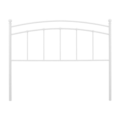 Metal Queen Headboard with Durable Frame and Classic Design for Bedroom