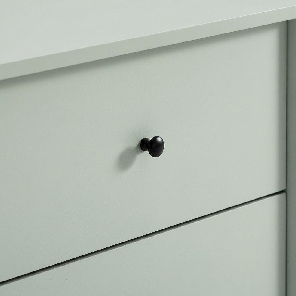 Nightstand with 2 Drawers in Elegant Finish for Bedroom Storage